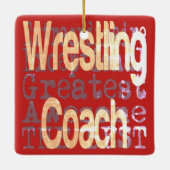 WrestCoach Extraordinaire Keramisch Ornament (Achterkant)