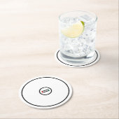 Wrestingsmat Ronde Kartonnen Onderzetter (Insitu)