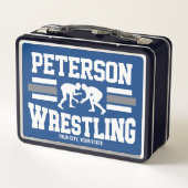 Wrestler ADD NAME School Athlete Wrestling Team (Achterkant)