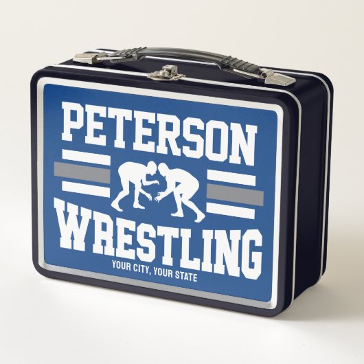 Wrestler ADD NAME School Athlete Wrestling Team (Voorkant)