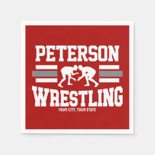 Wrestler ADD NAME School Athlete Wrestling Team Servet