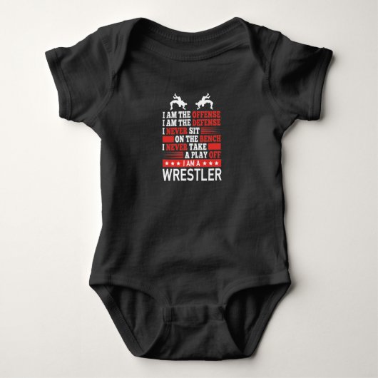 Wrestler Offsive Defence Professional Romper (Voorkant)
