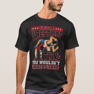 Wrestler Wrestling Pro Wrestler Idee Boys Mannen T-shirt