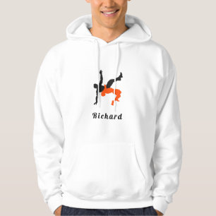Wrestler Wrestling Silhouettes Sport Aangepaste na Hoodie