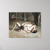 Wrestlers Fine Art Canvas (Voorkant)