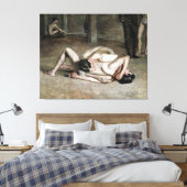 Wrestlers Fine Art Canvas Afdruk (Insitu (Slaapkamer))