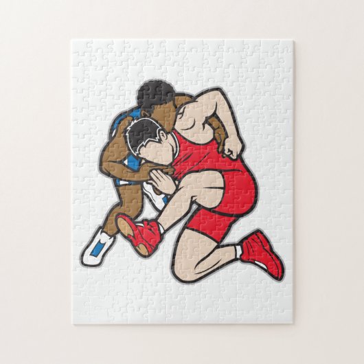 Wrestlers Legpuzzel (Verticaal)
