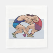 Wrestling Bout Servet (Voorkant)