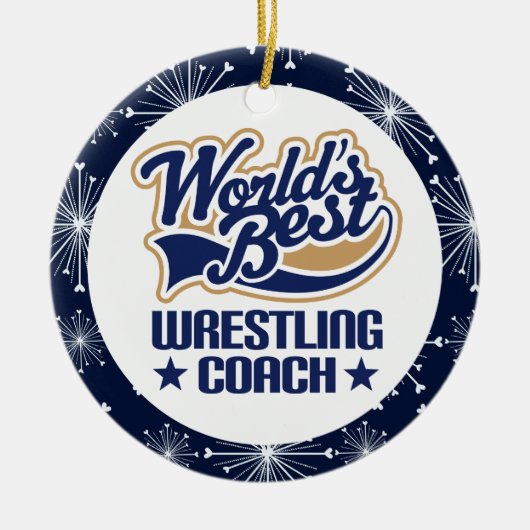 Wrestling Coach Gift Ornament (Voorkant)