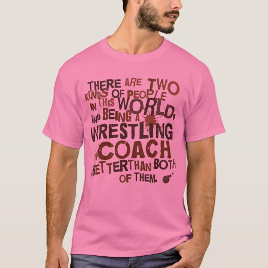Wrestling Coach Gift T-shirt (Voorkant)