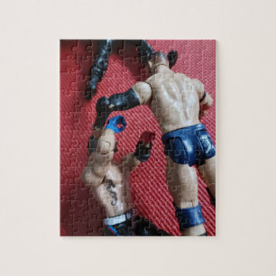 Wrestling Jigzaag Puzzle Legpuzzel