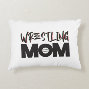Wrestling Mam Pillow Accent Kussen