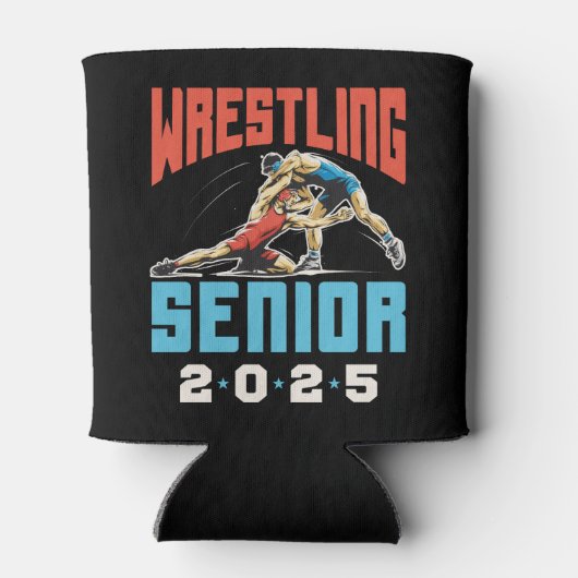 Wrestling Senior Class van het Afstuderen 2025 Blikjeskoeler (Achterkant)
