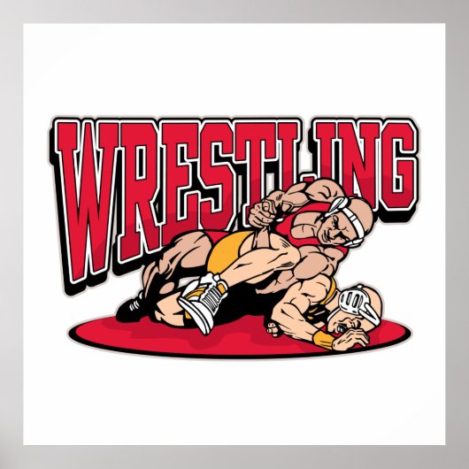 Wrestling Takedown Poster (Voorkant)