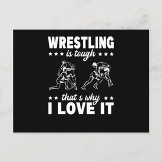 Wrestling Tough Why I Love It Martial Arts Fan Briefkaart