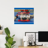 Wrestling Triumph Poster (Thuiskantoor)