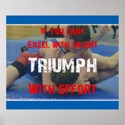 Wrestling Triumph Poster (Voorkant)