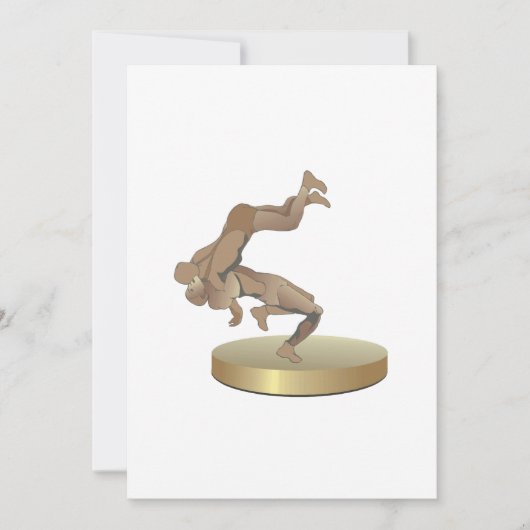 Wrestling Trophy Kaart (Voorkant)