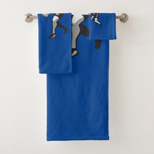 Wrestling Wrestler Design Bad Handdoek (Insitu)