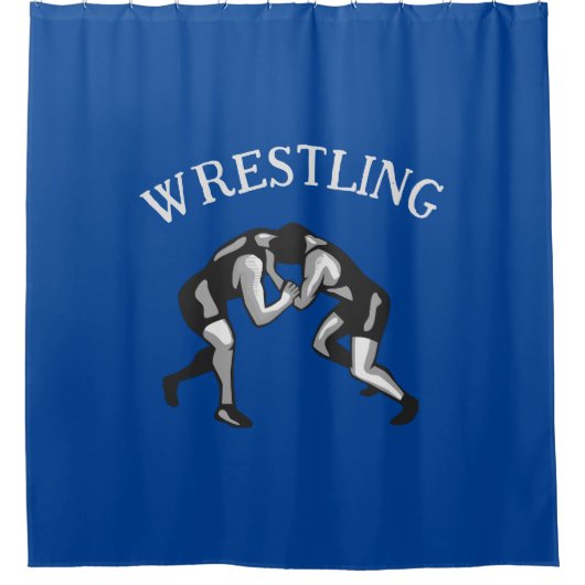 Wrestling Wrestler Design Douchegordijn (Voorkant)