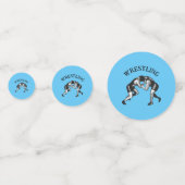 Wrestling Wrestler Design Table Confetti (Achterkanten)