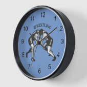 Wrestling Wrestler Design Wandklok (Hoek)