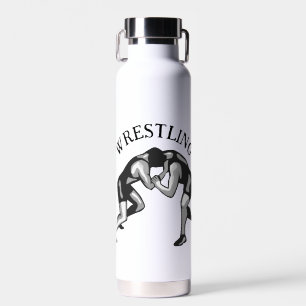 Wrestling Wrestler Design Waterfles