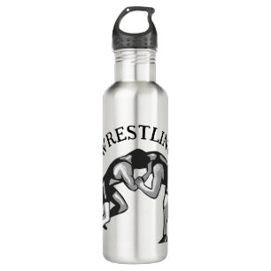 Wrestling Wrestler Design Waterfles