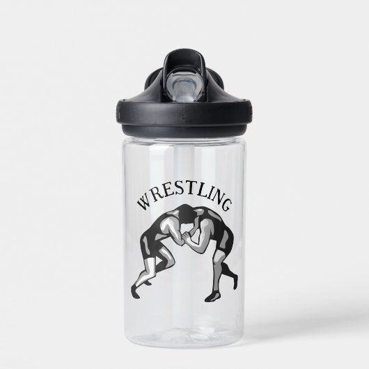 Wrestling Wrestler Design Waterfles (Voorkant)