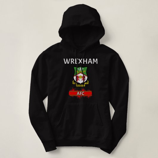 WREXHAM AFC Long Hoodie (Design voorkant)