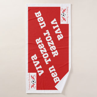 Wrexham Viva Ben Tozer Fearless in Devotie Badhanddoek