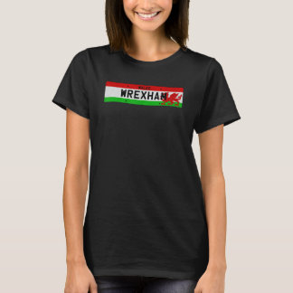 Wrexham Wales Retro  T-shirt