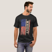 Wright Achternaam Shirt Wright Naam Amerikaanse vl (Voorkant volledig)