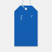 Wright Bros. "Flyer"-blauwdruk 1903 Cadeaulabel (Achterkant)