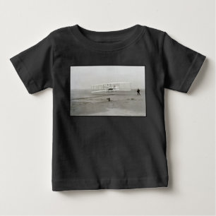 Wright Brothers Flyer Eerste Vliegtuigvlucht Lucht