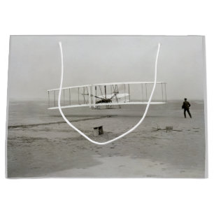 Wright Brothers Flyer Eerste Vliegtuigvlucht Lucht Groot Cadeauzakje