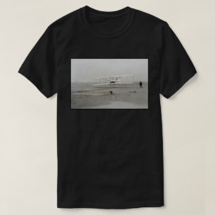 Wright Brothers Flyer Eerste Vliegtuigvlucht Lucht T-shirt