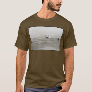 Wright Brothers Flyer Eerste Vliegtuigvlucht Lucht T-shirt