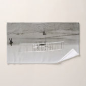Wright Brothers Flyer First Plane Flight Aviation (Serviette à main)