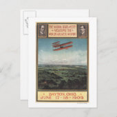 Wright Brothers Plane Briefkaart (Voorkant / Achterkant)