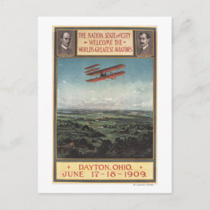 Wright Brothers Plane Briefkaart