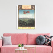 Wright Brothers Plane Canvas Afdruk (Insitu (Woonkamer))