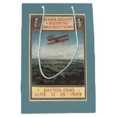 Wright Brothers Plane Medium Cadeauzakje (Voorkant)