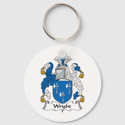 Wright Family Crest Sleutelhanger (Voorkant)