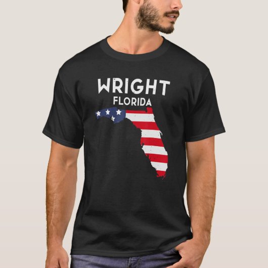 Wright Florida USA T-shirt (Voorkant)