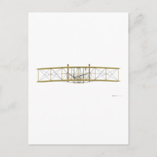 Wright Flyer 1903 Front Uitzicht Briefkaart