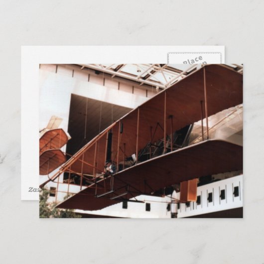 Wright Flyer Smithsonian / Mai 1982 Carte postale (Devant / Derrière)