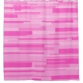 Wright Heet Roze Mid Century Modern Patroon Douchegordijn (Voorkant)