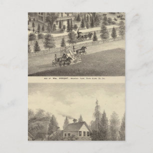 Wright, inwoners van Putnam Briefkaart