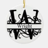 Wright Monogram Keramisch Ornament (Voorkant)